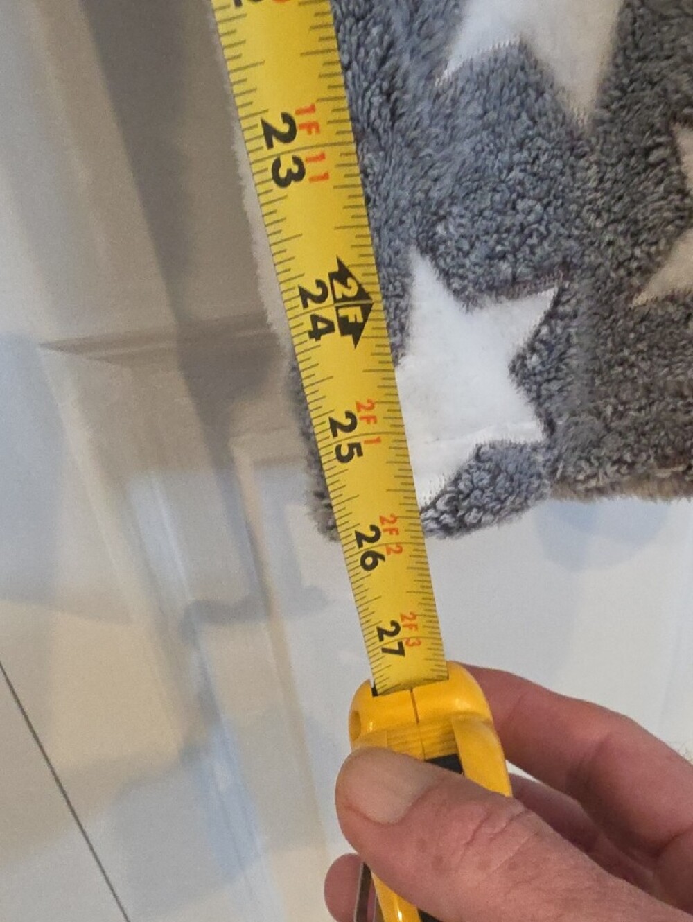 Source Unknown Gray and White Star Plush Pajama Pants - Picture 5 of 5
